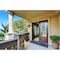 Designers Fountain Preston 8 in 1Light Black Outdoor Wall Lantern with Clear Glass Shade 1161-BK - alternate 2